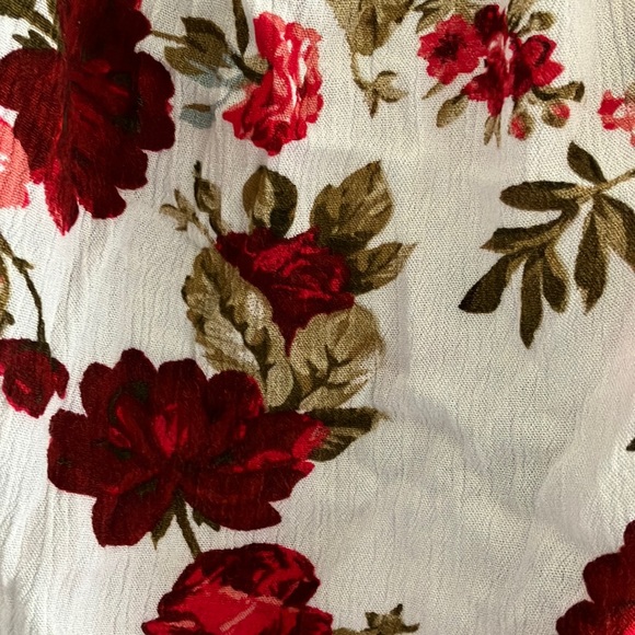 Streetwear Society Floral Off The Shoulder Bell Sleeve Top Size Small - Picture 3 of 4